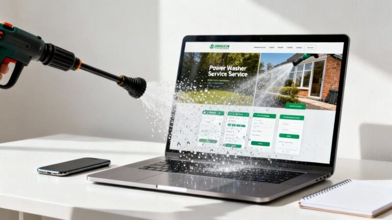 website design for power washers