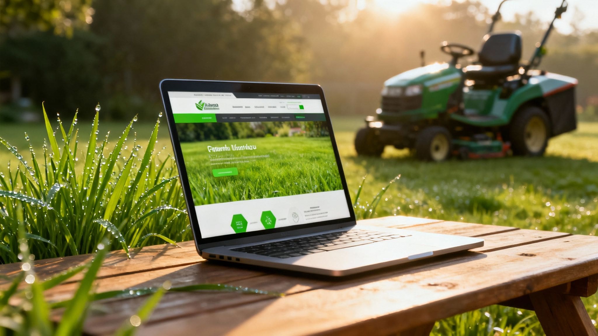 website design for lawn contractors