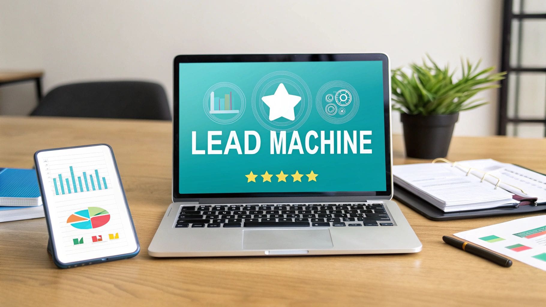 get more leads with a lead machine built by cherubini