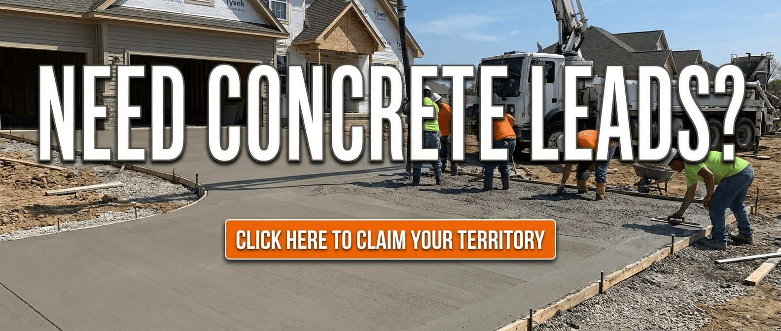 need concrete leads