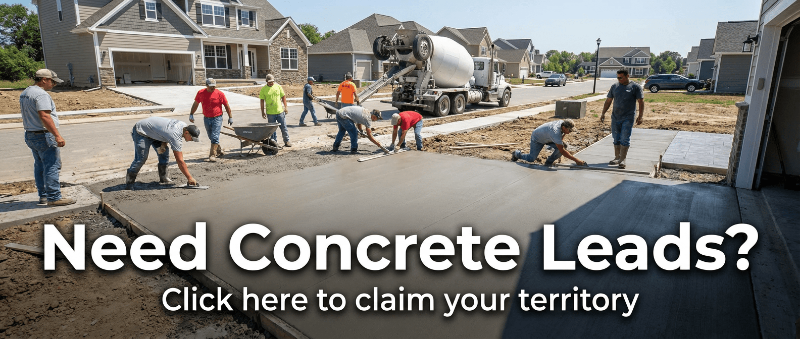 need concrete leads