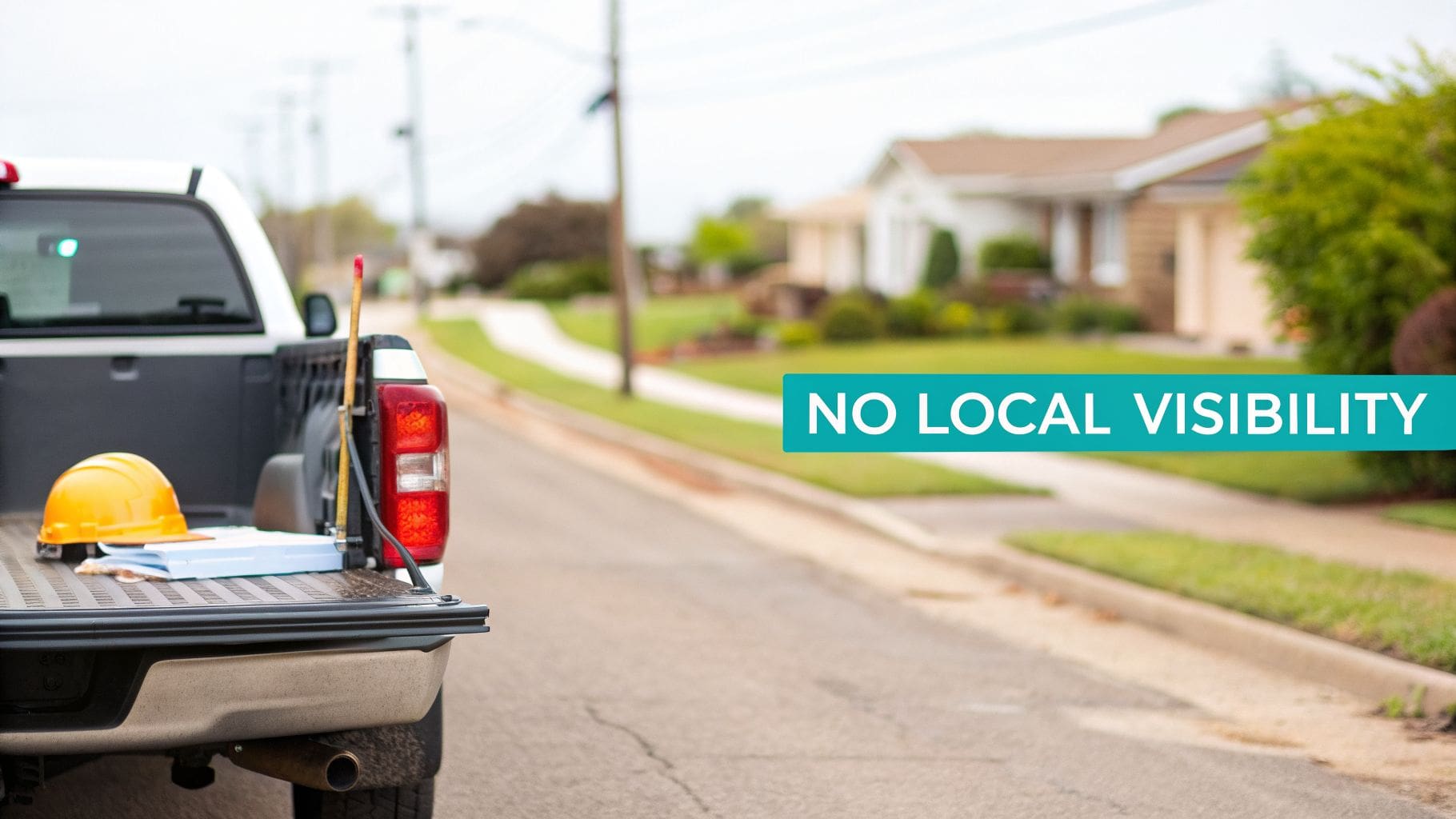 A man looking at his phone, likely checking for business calls or leads.