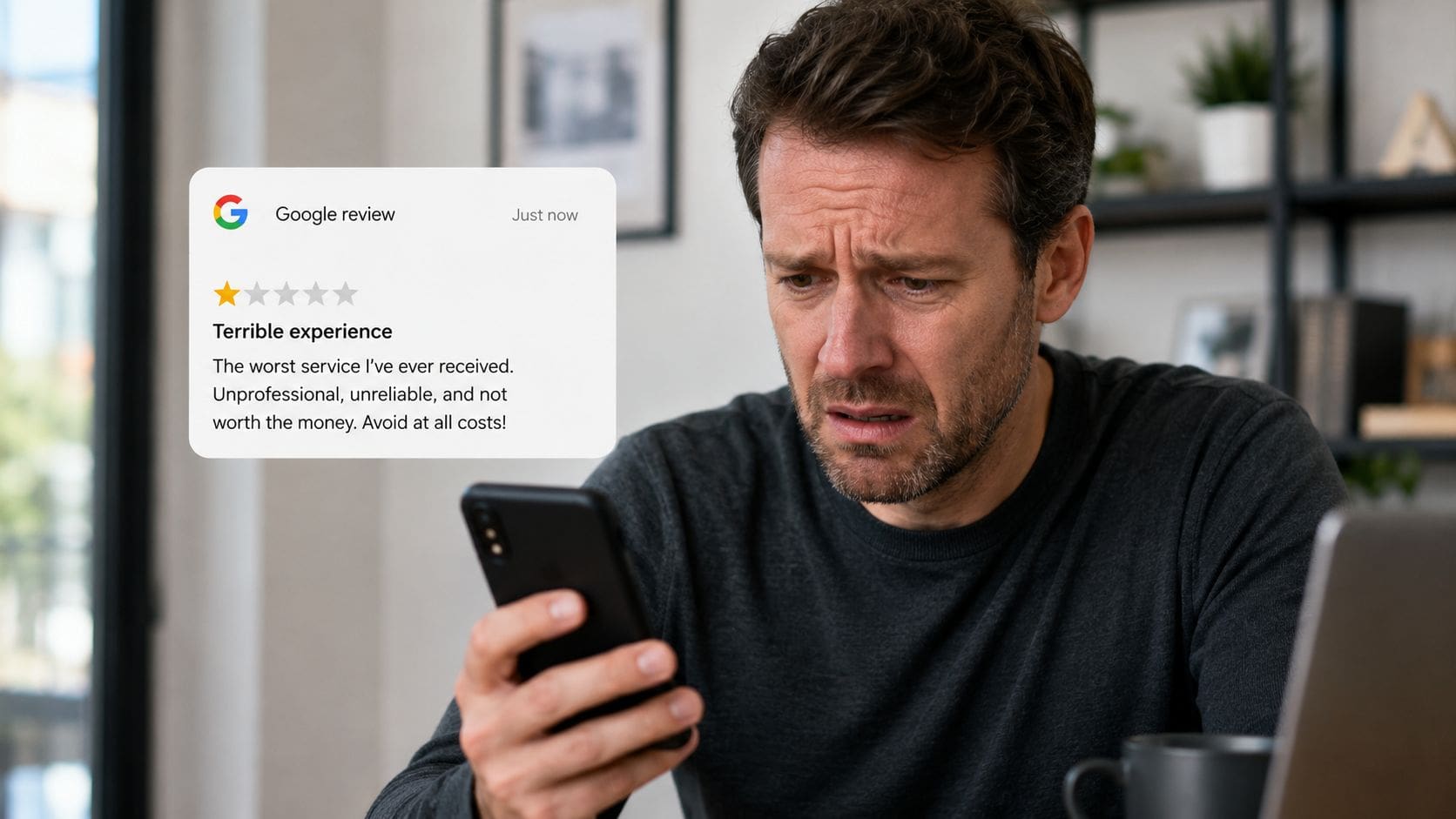That Sinking Feeling of a Bad Google Review